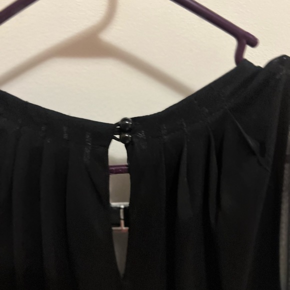 NWT Woman’s Size 12 Perceptions New York Dress Black And Silver Color - Picture 3 of 4